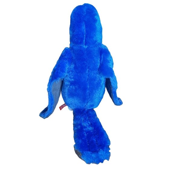 Wild Republic Blue Parrot Plush 11" Tall With Butterfly Wonderland Scottsdale AZ - Picture 6 of 16